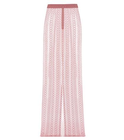Burberry Embroidered Tulle Skirt