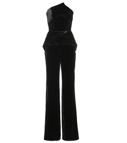 Roland Mouret Carradine Velvet Jumpsuit
