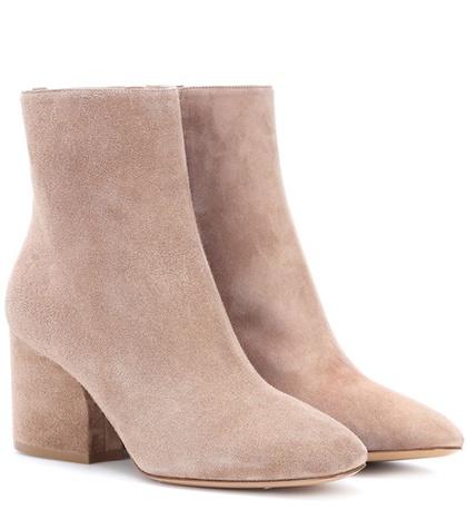 Salvatore Ferragamo Pisa 70 Suede Ankle Boots