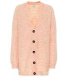 Ganni Wool And Mohair-blend Cardigan
