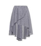Emilio Pucci Beach Adelle Checked Cotton Skirt