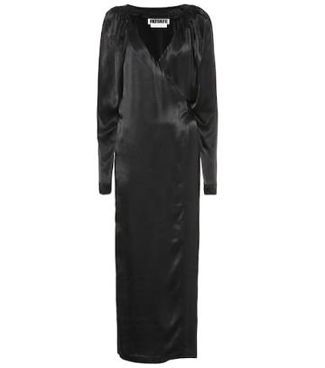 Rotate Birger Christensen Satin Midi Dress