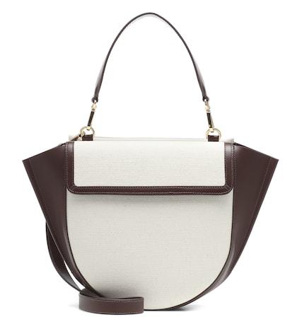 Wandler Hortensia Medium Canvas Shoulder Bag