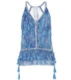 Brunello Cucinelli Bety Printed Silk Top