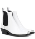 Dolce & Gabbana Claire Leather Ankle Boots
