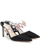 Dorothee Schumacher Dina Embellished Satin Pumps