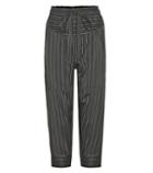 Isabel Marant Shantel Striped Silk-blend Cropped Trousers
