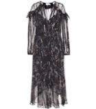 Zimmermann Floral-printed Long-sleeved Midi Dress