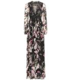 Fendi Floral-printed Silk Gown