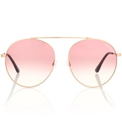 Tom Ford Simone Aviator Sunglasses