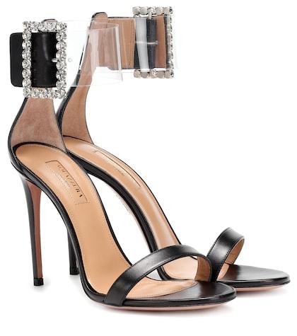 Aquazzura Casablanca 105 Embellished Sandals