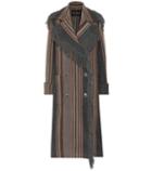 Etro Striped Wool-blend Coat