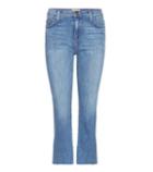 Roland Mouret The Kick Mid-rise Flared Cropped Jeans