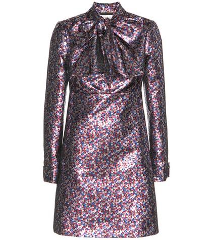 Saint Laurent Metallic Dress