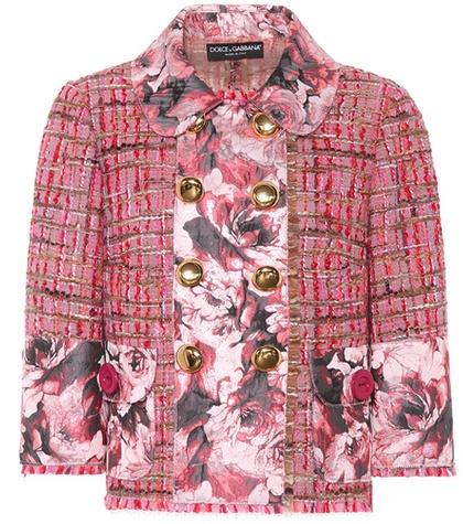 Roger Vivier Wool-blend Tweed Blazer