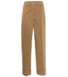 Mother Madya Cotton Chino Trousers
