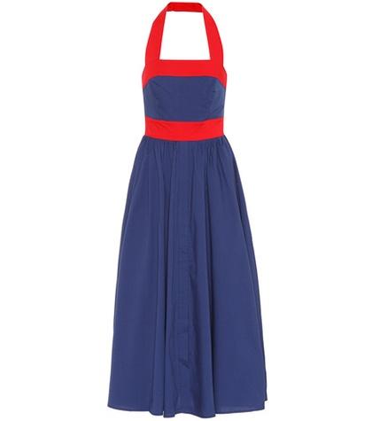 Staud Waikiki Stretch Cotton Dress