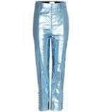 Hillier Bartley Nappa Metal Faux Leather Trousers