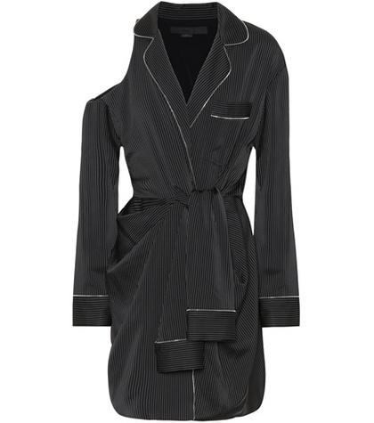 Tod's Striped Satin Dress