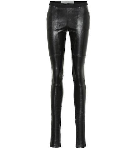 Rick Owens Easy Nagakin Leather Leggings