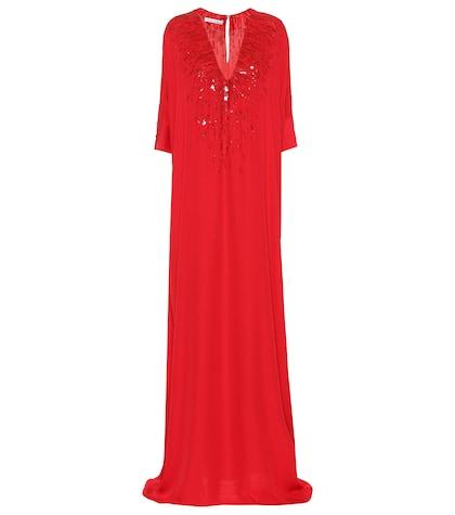 Clergerie Sequined Silk-georgette Gown