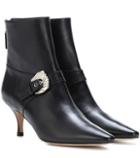 Dorateymur Saloon Leather Ankle Boots