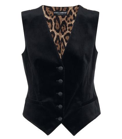 Dolce & Gabbana Velvet Vest