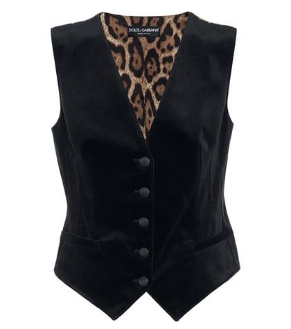 Dolce & Gabbana Velvet Vest
