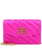 Balenciaga Bb Chain Satin Shoulder Bag