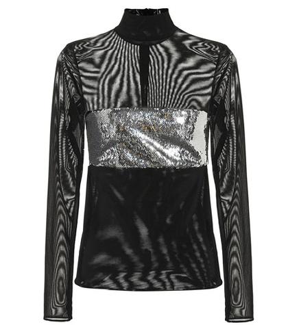 Galvan Chrome Sequined Top