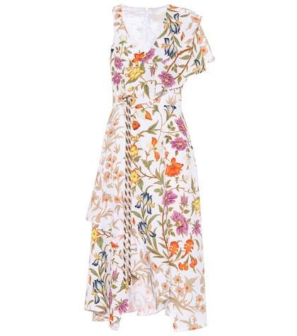 Peter Pilotto Floral-printed Crêpe Midi Dress