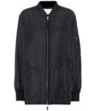 T By Alexander Wang Silk And Cotton Bomber Jacket
