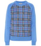 Tod's Checked Wool Jacquard Sweater