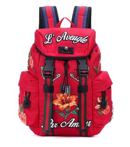 Acne Studios Appliquéd Backpack