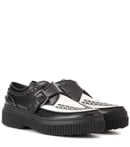 Tory Burch Leather Derby Shoes