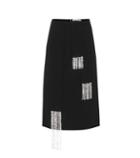 Christopher Kane Embellished Wool Skirt