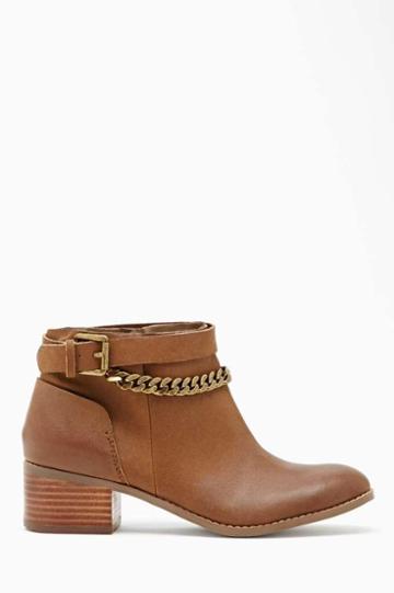 Shoe Cult Shoe Cult Gramercy Chained Ankle Boot - Brown