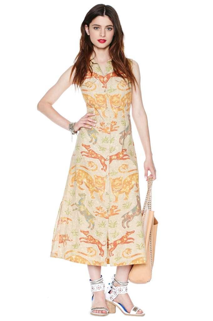Nasty Gal Vintage Safari Instincts Dress
