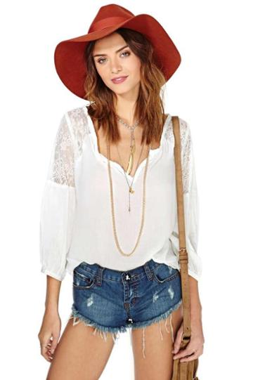 Factory Jardin Lace Blouse - Ivory
