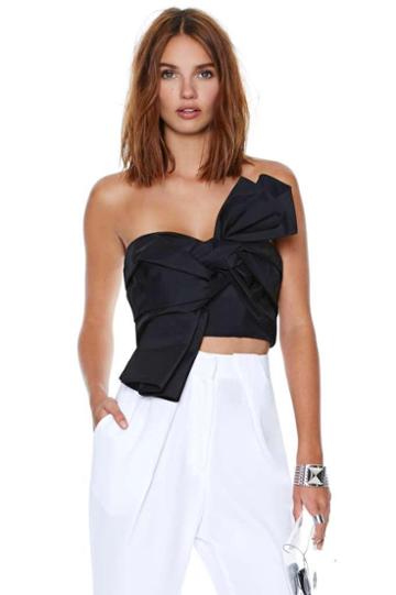 Cameo Cameo Found Out Bustier - Black
