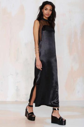 Karla Spetic Dream Master Satin Dress