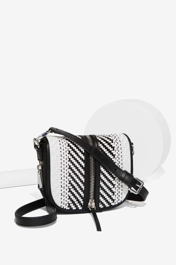 She & Lo Make Your Mark Leather Saddle Crossbody Bag
