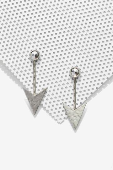 Anita K Robinhood Nickel Plated Arrow Earrings