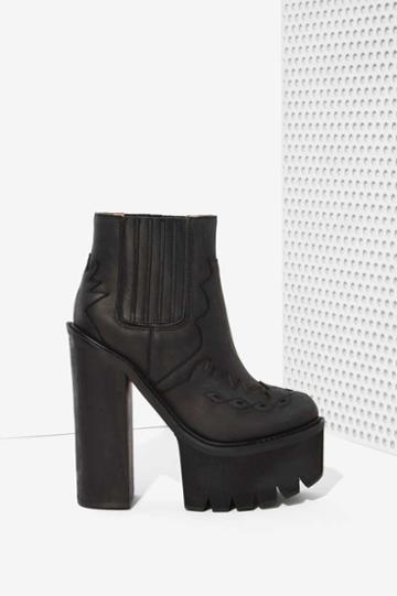 Jeffrey Campbell Bounty Leather Platform Boot