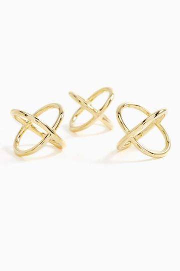 Factory Cross Over Ring Set
