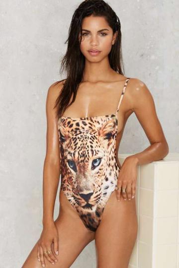 Factory Hot As Hell Hahp On It Cheetah Swimsuit