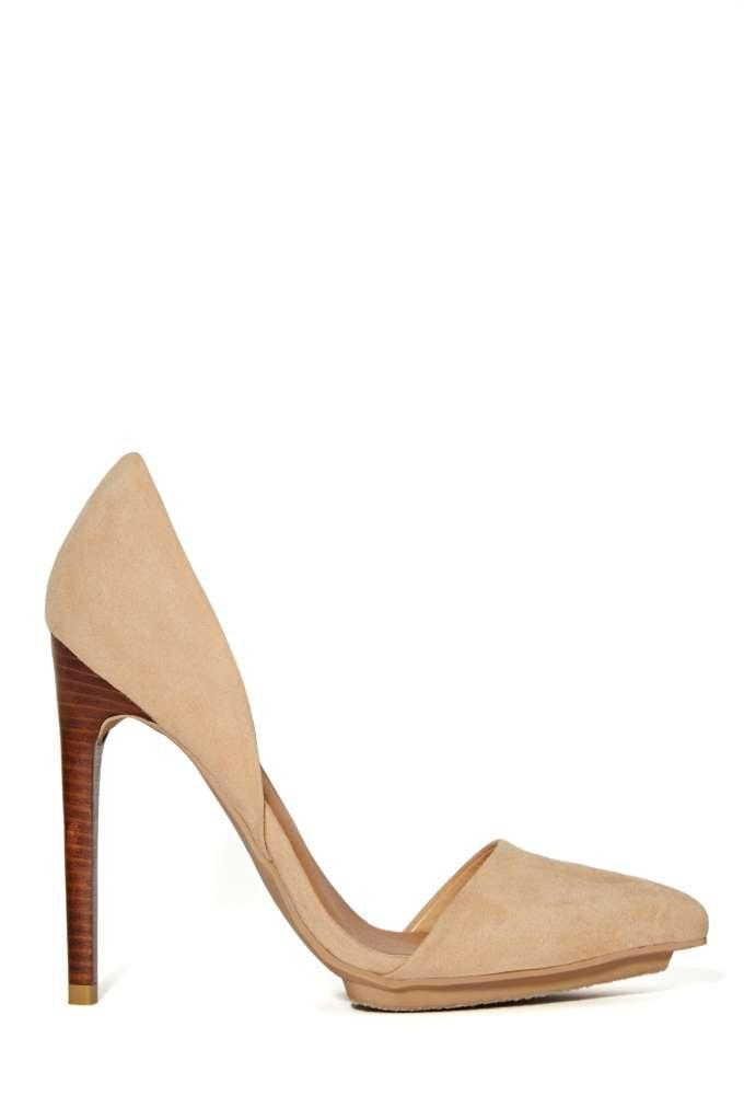 Nasty Gal Shoes Shoe Cult Nicole Pump - Nude