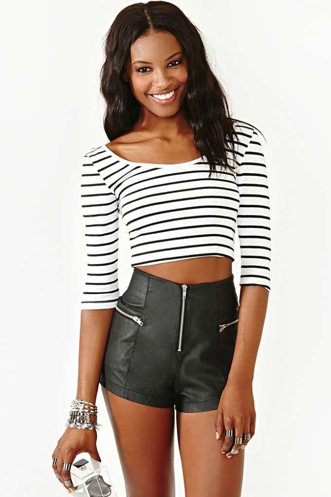 Factory Parallel Crop Top