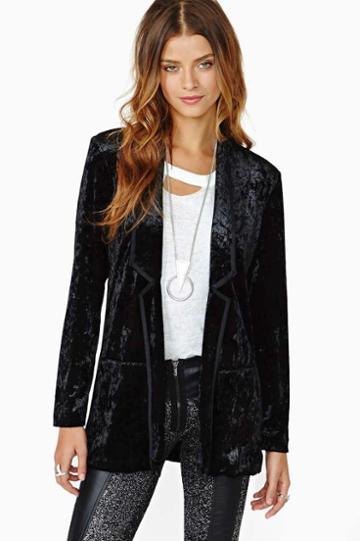 Factory Velvet Lover Blazer
