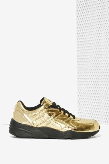 Factory Puma X Vashtie R698 Metallic Gold Sneaker
